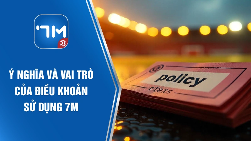 Ý nghĩa và vai trò của điều khoản sử dụng 7M